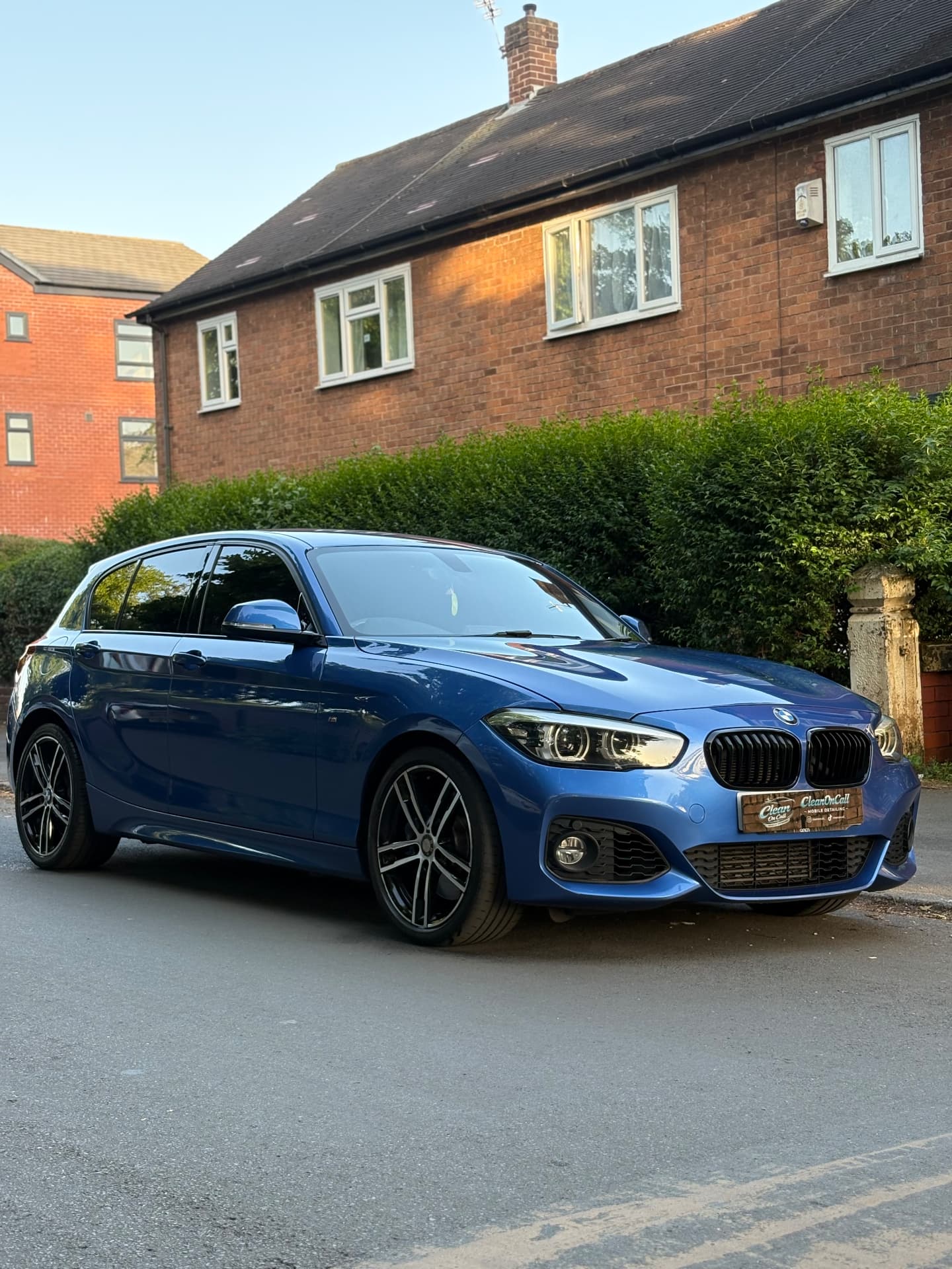 BMW 1 Series interior before and after an interior clean in Greater Manchester